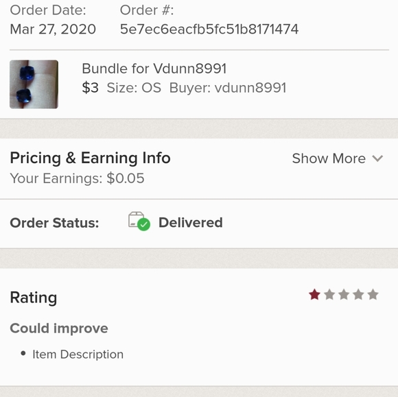 Buyers Beware of Thief Vdunn8991!!! - Picture 7 of 7